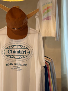 CAMISETA BORN IN PARADISE BLANCO