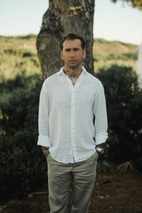 CAMISA LINO BLANCO