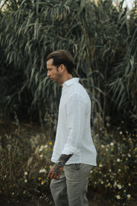 CAMISA LINO BLANCO